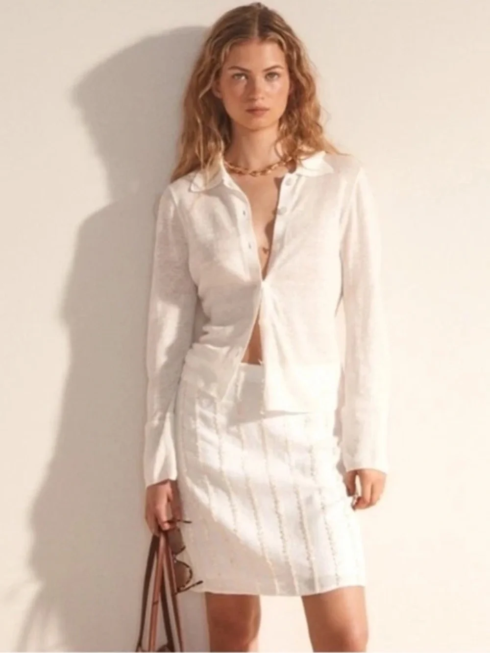 J Crew Skirt 0 Shell Linen